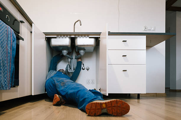 Professional Drain Cleaning technician working in Salisbury, NH
